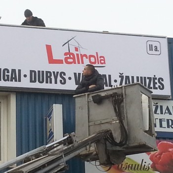 Sviesdeziu gamyba. Reklamos gamyba